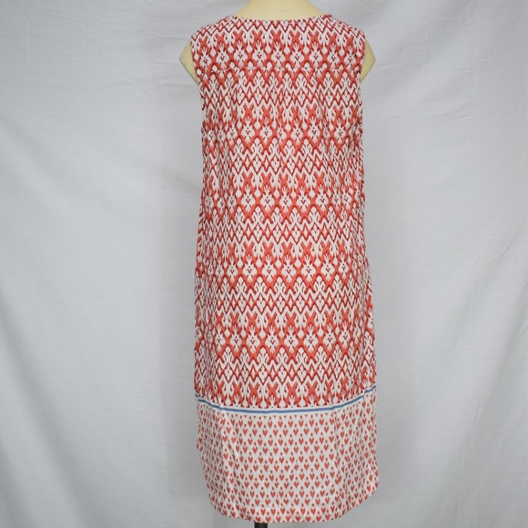 BLL | Red Multi Color Geometric Sleeveless Dress S - Picture 2 of 4